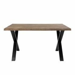 Brandneu ? 140x95 X-Fuß Esstisch & 4 Stühle - Turino (fünfteilig) ? -Cassna shop 140x95 x fuss esstisch 4 stuehle in grau samt schwarz turino 03