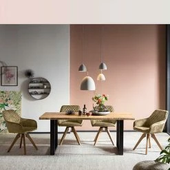 Besorgen ❤️ 160x90 Tisch & Vier Armlehnstühle Drehbar - Olegano (fünfteilig) ?