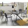 Aktion ✔️ 180x90 Esstisch Sitzgruppe Set - Nibal (fünfteilig) ? -Cassna shop 180x90 esstisch sitzgruppe set mit vier sitzplaetzen nibal 01