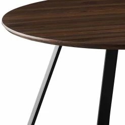 Coupon ? 4 Armlehnenstühle & Runder Esstisch - Mikey (fünfteilig) ? -Cassna shop 4 armlehnenstuehle runder esstisch im modernen retro stil mikey 03