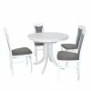 Aktion ? 4 Personen Essgruppe In Weiß - Omdrunas (fünfteilig) ? -Cassna shop 4 personen essgruppe in weiss und anthrazit omdrunas f