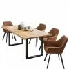 Budget ? 4-Personen-Essgruppe Mit Tischsesseln - Zuzi (fünfteilig) ⌛ -Cassna shop 4 personen essgruppe mit tischsesseln in braun stoff zuzi f