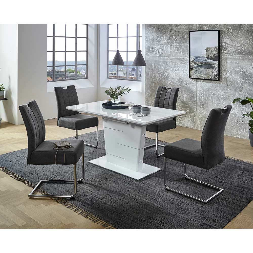 Schlussverkauf ? 4 Personen Esstisch Garnitur Modern - Pauly (fünfteilig) ? 1 Schlussverkauf ? 4 Personen Esstisch Garnitur Modern - Pauly (fünfteilig) ?