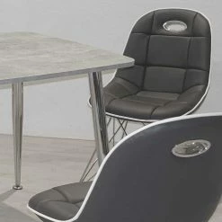 Coupon ? 4 Personen Tischset Modern - Exklusiva (fünfteilig) ? -Cassna shop 4 personen tischset modern mit retro designstuehlen exklusiva 04