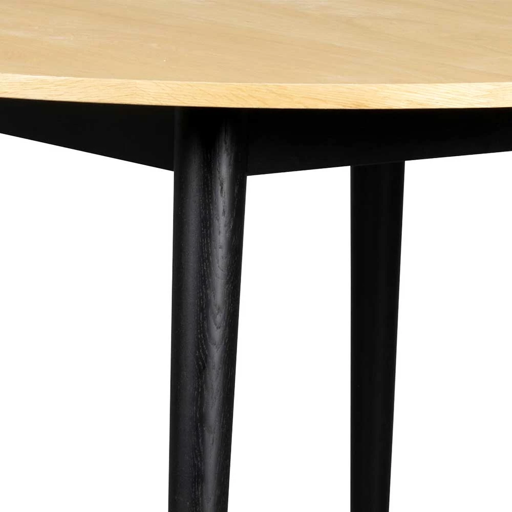 Besorgen ? 4 Stühle Essgruppe In Eiche & Schwarz - Tinerva (fünfteilig) ? 5 Besorgen ? 4 Stühle Essgruppe In Eiche & Schwarz - Tinerva (fünfteilig) ? – Bild 5