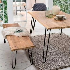 Auslauf ? Akazie Esszimmer Set Tisch & Bank - Uniria (sechsteilig) ⌛ 11 Auslauf ? Akazie Esszimmer Set Tisch & Bank - Uniria (sechsteilig) ⌛ -Cassna shop akazie esszimmer set tisch bank vier armlehnstuehle grau uniria 05