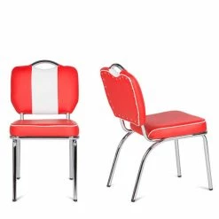 Großhandel ? American Retro Sitzgruppe Branch In Rot Weiß (fünfteilig) ? -Cassna shop american retro sitzgruppe in rot weiss branch 04