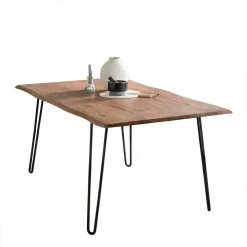 Budget ? Baumkante Esstisch Gruppe Mit Bank - Iljena (sechsteilig) ? 7 Budget ? Baumkante Esstisch Gruppe Mit Bank - Iljena (sechsteilig) ? -Cassna shop baumkante esstisch gruppe mit bank vier armlehnenstuehlen iljena 02