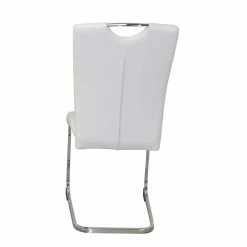 Top 10 ? Betonoptik Küchentisch & Schwingstühle - Calarina (fünfteilig) ? -Cassna shop betonoptik kuechentisch schwingstuehle in weiss kunstleder chrom calarina 05