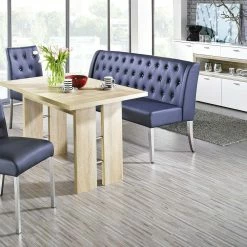 Top 10 ? Blaue Polsterbank & Stühle Mit Tisch - Lumbia (vierteilig) ❤️ -Cassna shop blaue polsterbank stuehle mit tisch in eiche sonoma lumbia 03