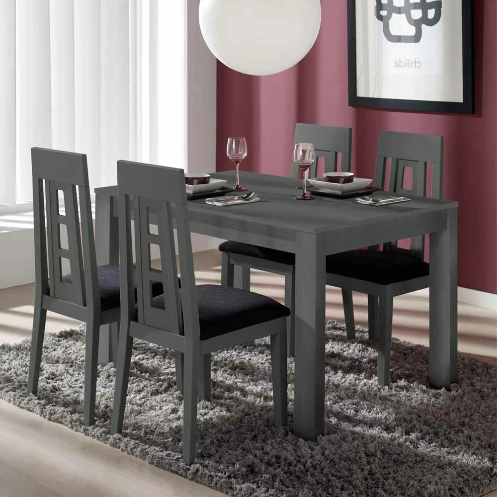 Besorgen ? Dunkelgraue Sitzgruppe Rurinav Mit Tisch Ausziehbar (fünfteilig) ? 1 Besorgen ? Dunkelgraue Sitzgruppe Rurinav Mit Tisch Ausziehbar (fünfteilig) ?