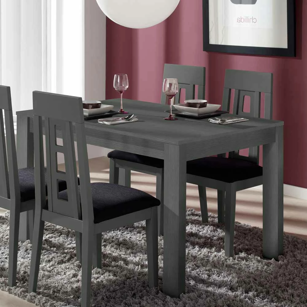 Besorgen ? Dunkelgraue Sitzgruppe Rurinav Mit Tisch Ausziehbar (fünfteilig) ? 2 Besorgen ? Dunkelgraue Sitzgruppe Rurinav Mit Tisch Ausziehbar (fünfteilig) ? – Bild 2