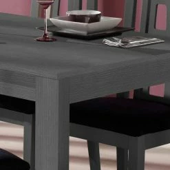 Besorgen ? Dunkelgraue Sitzgruppe Rurinav Mit Tisch Ausziehbar (fünfteilig) ? 6 Besorgen ? Dunkelgraue Sitzgruppe Rurinav Mit Tisch Ausziehbar (fünfteilig) ? -Cassna shop dunkelgraue sitzgruppe tisch ausziehbar vier stuehle rurinav 03