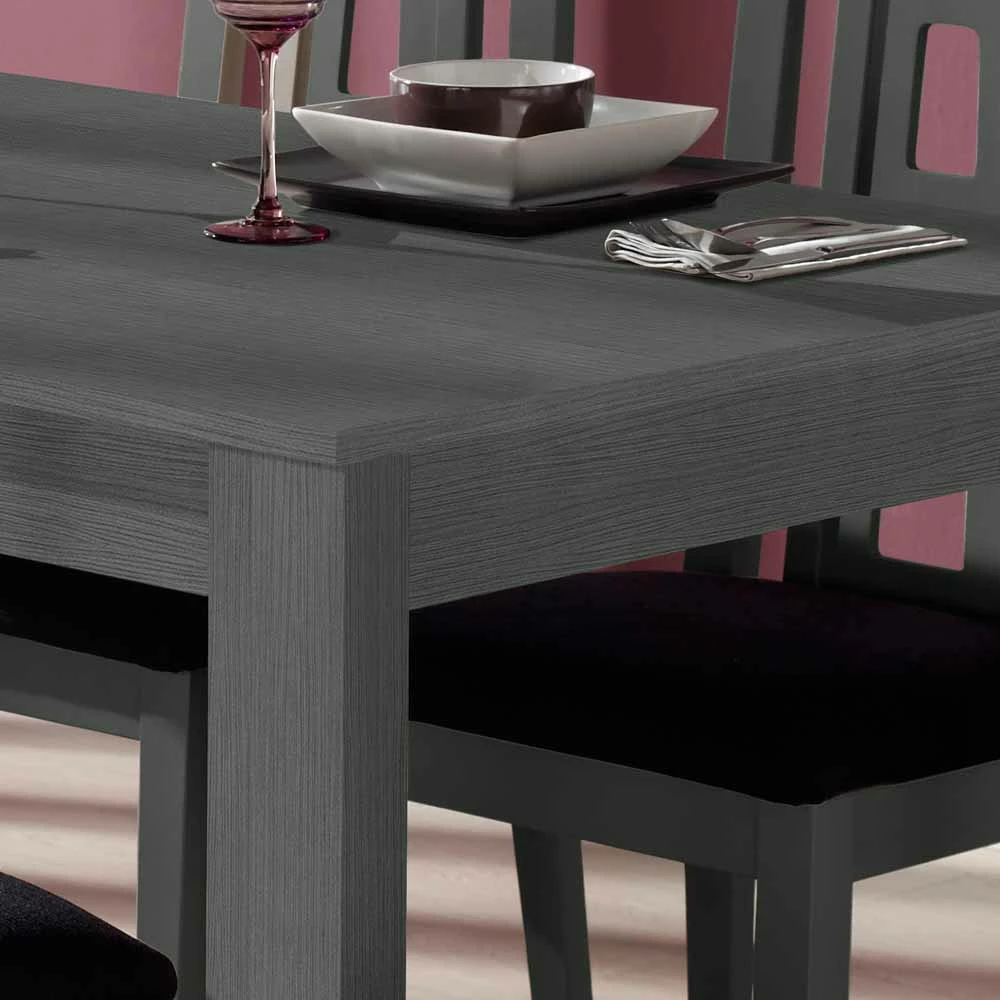 Besorgen ? Dunkelgraue Sitzgruppe Rurinav Mit Tisch Ausziehbar (fünfteilig) ? 3 Besorgen ? Dunkelgraue Sitzgruppe Rurinav Mit Tisch Ausziehbar (fünfteilig) ? – Bild 3