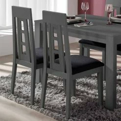 Besorgen ? Dunkelgraue Sitzgruppe Rurinav Mit Tisch Ausziehbar (fünfteilig) ? 7 Besorgen ? Dunkelgraue Sitzgruppe Rurinav Mit Tisch Ausziehbar (fünfteilig) ? -Cassna shop dunkelgraue sitzgruppe tisch ausziehbar vier stuehle rurinav 04