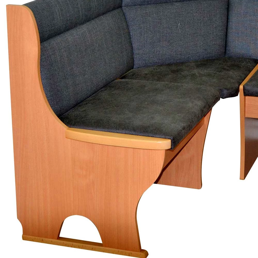 Am billigsten ⌛ Eckbank Gruppe In Anthrazit & Natur - Cester (vierteilig) ? 4 Am billigsten ⌛ Eckbank Gruppe In Anthrazit & Natur - Cester (vierteilig) ? – Bild 4