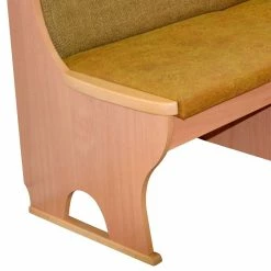 Am billigsten ? Eckbank Mit Tisch & Stühlen Set - Minar (vierteilig) ? -Cassna shop eckbank mit tisch stuehlen set in ocker buche minar 03