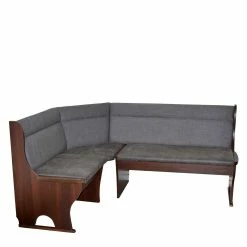 Neu ? Eckbank Tischgruppe Mit Fünf Sitzplätzen - Luryma (vierteilig) ? -Cassna shop eckbank tischgruppe mit fuenf sitzplaetzen in anthrazit nussbaum luryma 02