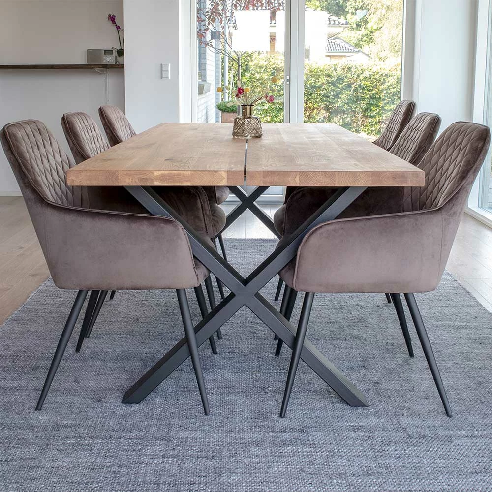 Rabatt ⌛ Edle Tischgruppe Mit Samtsesseln - Dalma (siebenteilig) ? 2 Rabatt ⌛ Edle Tischgruppe Mit Samtsesseln - Dalma (siebenteilig) ? – Bild 2