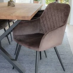 Rabatt ⌛ Edle Tischgruppe Mit Samtsesseln - Dalma (siebenteilig) ? 8 Rabatt ⌛ Edle Tischgruppe Mit Samtsesseln - Dalma (siebenteilig) ? -Cassna shop edle tischgruppe mit samtsesseln in taupe dalma 03