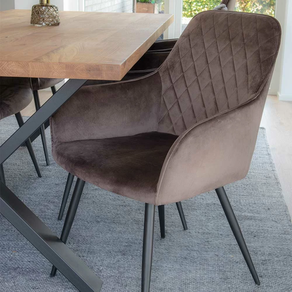 Rabatt ⌛ Edle Tischgruppe Mit Samtsesseln - Dalma (siebenteilig) ? 3 Rabatt ⌛ Edle Tischgruppe Mit Samtsesseln - Dalma (siebenteilig) ? – Bild 3