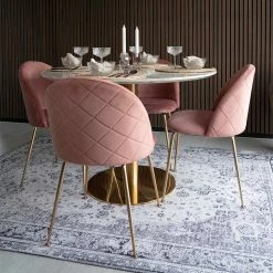 Budget ? Elegante Esstischgruppe In Rund - Nathan (fünfteilig) ✨