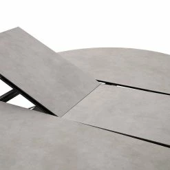 Neu ? Eleganter Tisch Rund & Vier Armlehnstühle - Horiconta (fünfteilig) ? -Cassna shop eleganter tisch rund vier armlehnstuehle drehbar horiconta 06