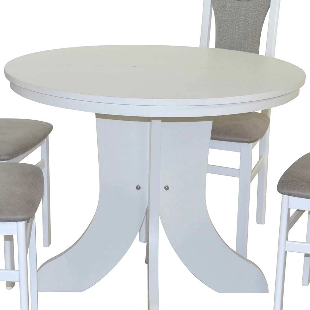 Besorgen ? Essecke Möbelset In Weiß - Gosca (fünfteilig) ? 3 Besorgen ? Essecke Möbelset In Weiß - Gosca (fünfteilig) ? – Bild 3