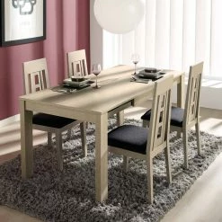 Billig ? Essgruppe Rateina Mit Ausziehtisch (fünfteilig) ? -Cassna shop essgruppe ausziehtisch vier stuehle in eiche sonoma rateina 0