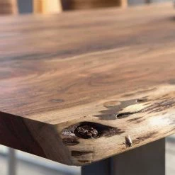 Schlussverkauf ? Essgruppe Viamare Mit Bank Und Baumkantentisch (sechsteilig) ? 11 Schlussverkauf ? Essgruppe Viamare Mit Bank Und Baumkantentisch (sechsteilig) ? -Cassna shop essgruppe bank und baumkantentisch kunstleder stuehle in schwarz 6 teilige kombi viamare 06