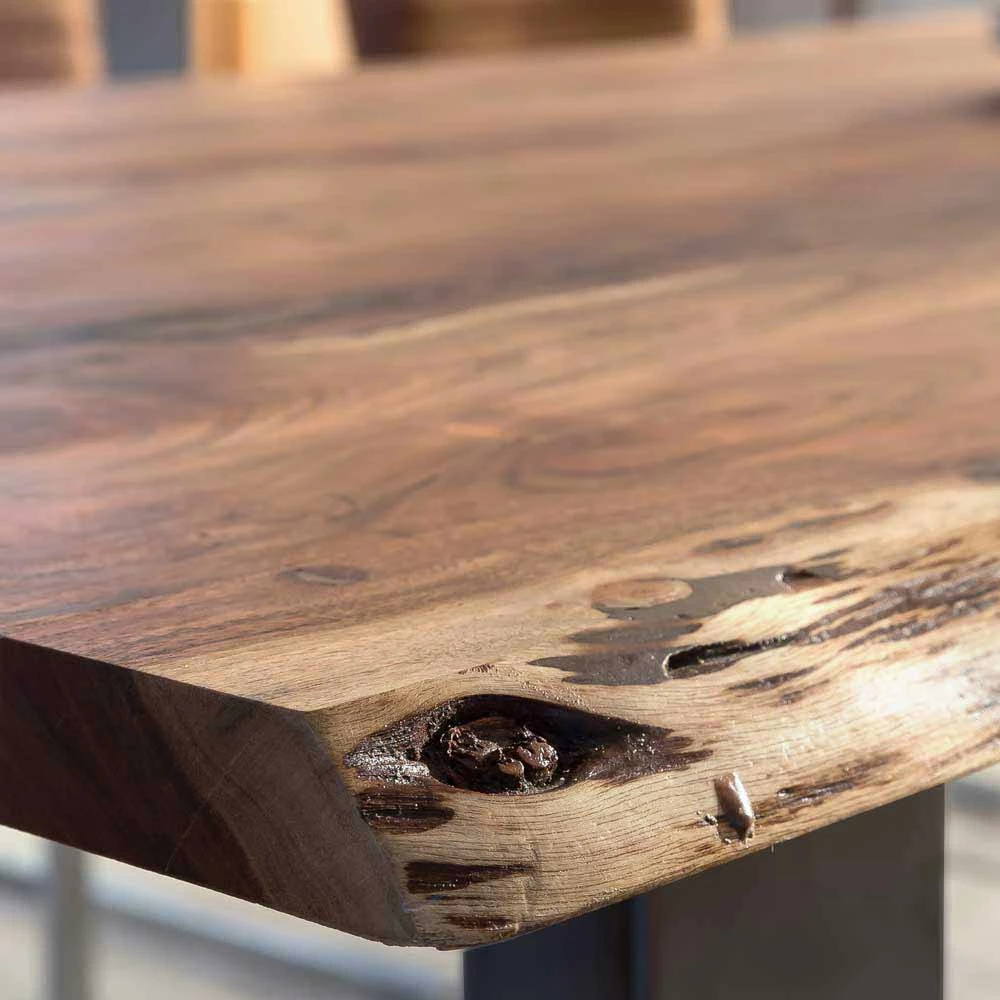 Schlussverkauf ? Essgruppe Viamare Mit Bank Und Baumkantentisch (sechsteilig) ? 6 Schlussverkauf ? Essgruppe Viamare Mit Bank Und Baumkantentisch (sechsteilig) ? – Bild 6