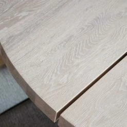 Neu ? Essgruppe Im Skandi Design - Pulva (siebenteilig) ? -Cassna shop essgruppe im skandi design mit eiche white wash tisch in rund pulva 05