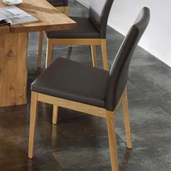 Bester Verkauf ✔️ Essgruppe Sympatia Aus Wildeiche Massivholz (siebenteilig) ? -Cassna shop essgruppe wildeiche massivholz kunstleder sympatia 02