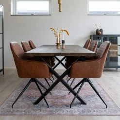 Schlussverkauf ? Esstisch & Armlehnstühle Industry - Nucina (siebenteilig) ✔️