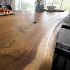 Beste Bewertungen von ? Esstisch Jevilia Mit Baumkante (zweiteilig) ? -Cassna shop esstisch baumkante bank jevilia 04