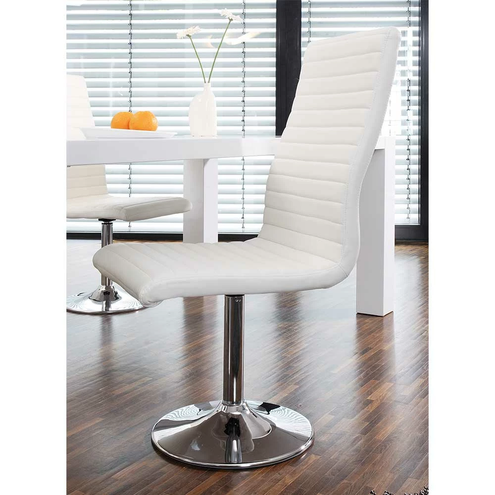 Schlussverkauf ? Esstisch & Drehstühle In Weiß - Fascinationa (fünfteilig) ? 5 Schlussverkauf ? Esstisch & Drehstühle In Weiß - Fascinationa (fünfteilig) ? – Bild 5