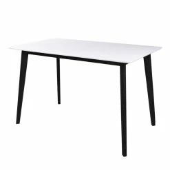 Auslauf ? Esstisch Gruppe In Schwarz Weiß - Orchid (fünfteilig) ⭐ -Cassna shop esstisch gruppe in schwarz weiss fuer vier personen orchid 04