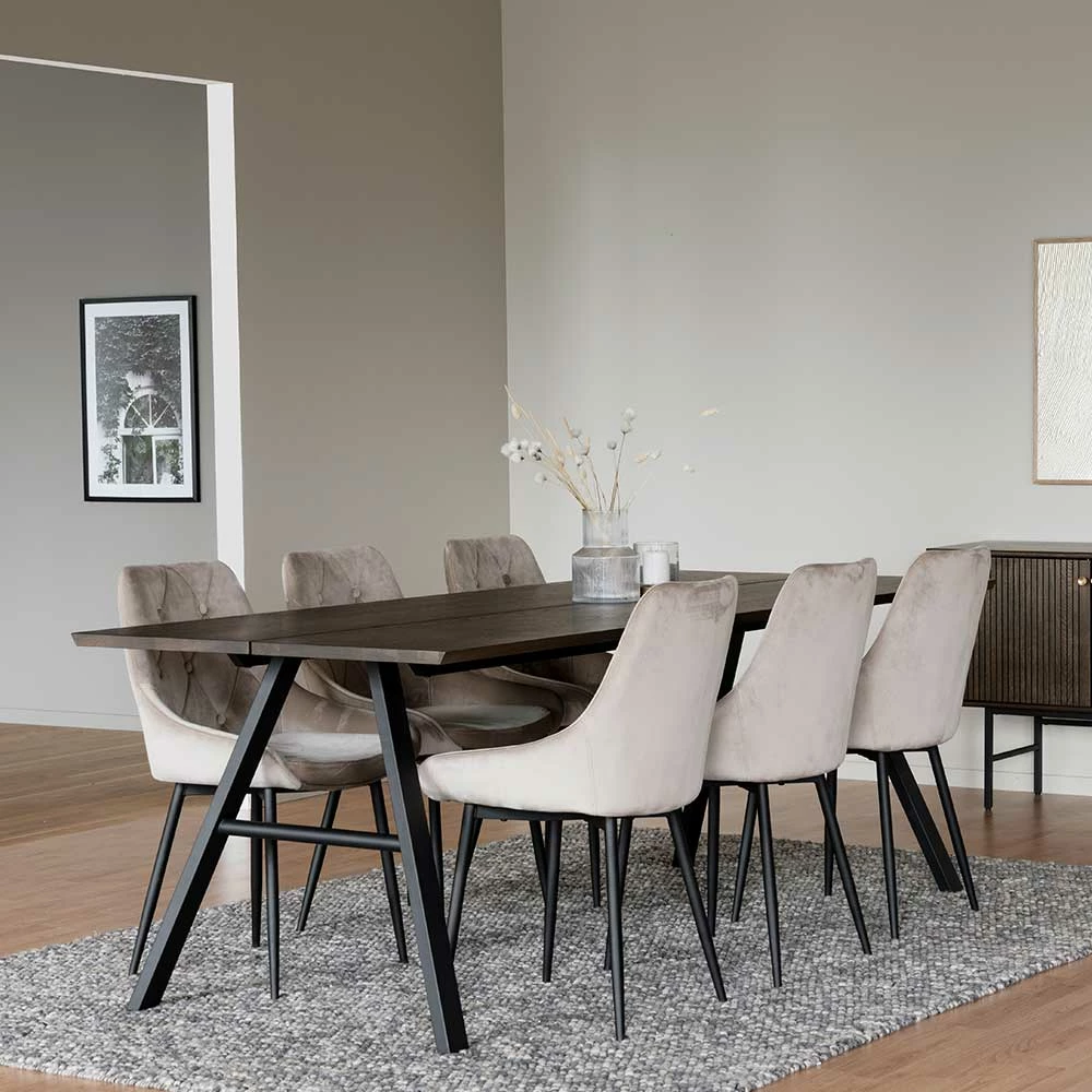 Großhandel ? Esstisch Gruppe Mit Armlehnstühlen - Centauras (siebenteilig) ? 1 Großhandel ? Esstisch Gruppe Mit Armlehnstühlen - Centauras (siebenteilig) ?