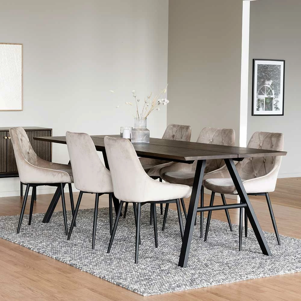 Großhandel ? Esstisch Gruppe Mit Armlehnstühlen - Centauras (siebenteilig) ? 2 Großhandel ? Esstisch Gruppe Mit Armlehnstühlen - Centauras (siebenteilig) ? – Bild 2