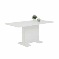 Top 10 ? Esstisch & Schwingstühle Gruppe - Silba (siebenteilig) ? -Cassna shop esstisch schwingstuehle gruppe in modernem design silba 04