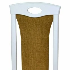 Neu ? Esstisch Sitzgarnitur In Weiß & Ocker - Orcia (fünfteilig) ✔️ -Cassna shop esstisch sitzgarnitur in weiss ocker mit vier sitzplaetzen orcia 05