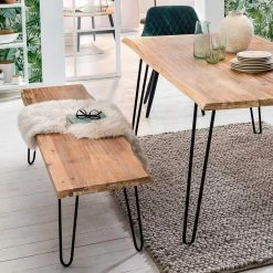 Billig ? Esstisch Sitzgruppe Mit Bank - Uniria (sechsteilig) ? -Cassna shop esstisch sitzgruppe mit bank vier stuehlen uniria 05