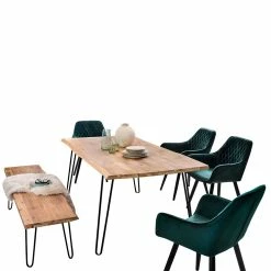 Billig ? Esstisch Sitzgruppe Mit Bank - Uniria (sechsteilig) ?