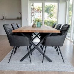 Schlussverkauf ? Esstisch Sitzgruppe Mit Tischsesseln - Amelie (siebenteilig) ?