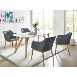 Cassna shop 26 Aktion ? Esstisch & Tischsessel Set - Clocs (fünfteilig) ?