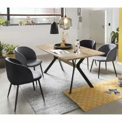 Coupon ? Esstisch & Vier Tischsessel - Osikia (fünfteilig) ?