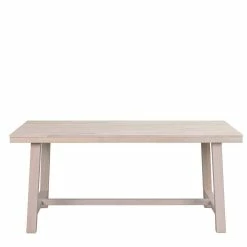 Budget ? Esszimmer 4-Personen Gruppe White Wash - Dioca (fünfteilig) ✔️ -Cassna shop esszimmer 4 personen gruppe white wash eiche stoff dunkelgrau dioca 04
