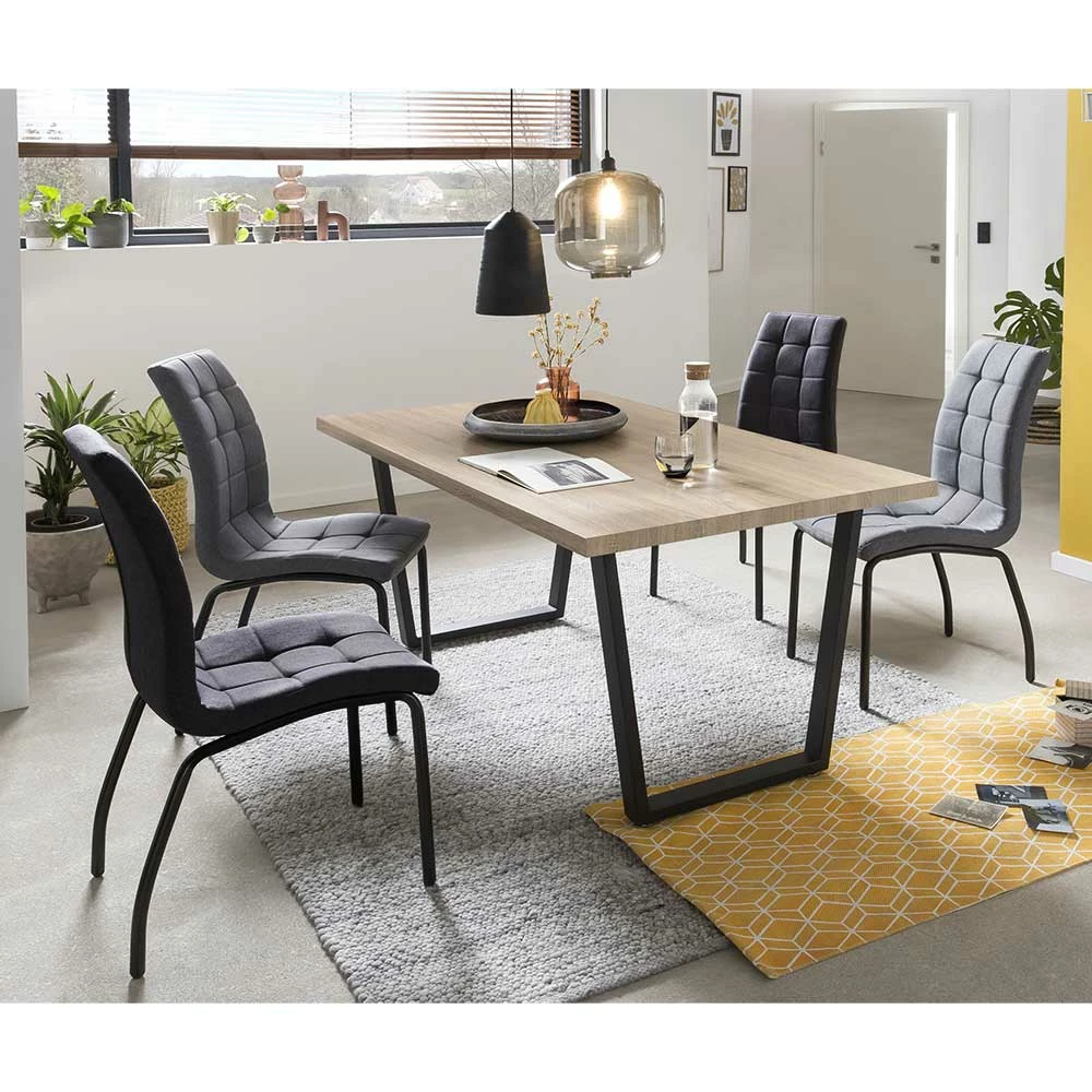 Neu ⌛ Esszimmer Essgruppe Im Loft Stil - Rolandez (fünfteilig) ? 1 Neu ⌛ Esszimmer Essgruppe Im Loft Stil - Rolandez (fünfteilig) ?