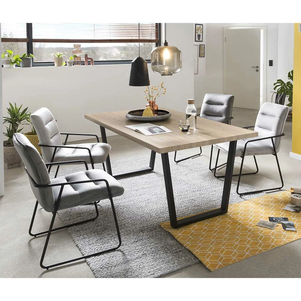 Bester Verkauf ? Esszimmer Esstisch & Armlehner Stühle - Siza (fünfteilig) ⌛ 1 Bester Verkauf ? Esszimmer Esstisch & Armlehner Stühle - Siza (fünfteilig) ⌛