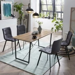 Neu ✔️ Esszimmer Esstischgruppe 140x70 Cm - Ulividus (fünfteilig) ?